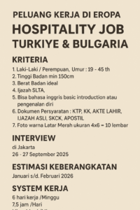 Peluang Kerja di Eropa